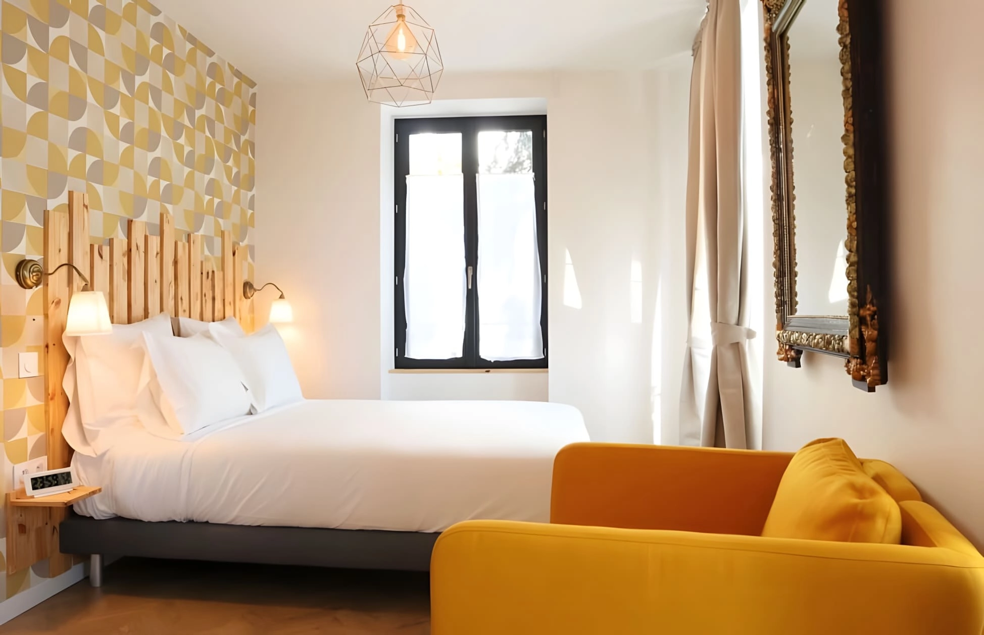Chambre lumineuse Villa Noëllet